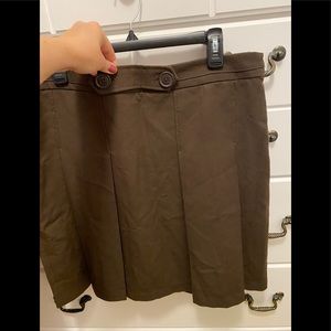 NWOT brown skirt